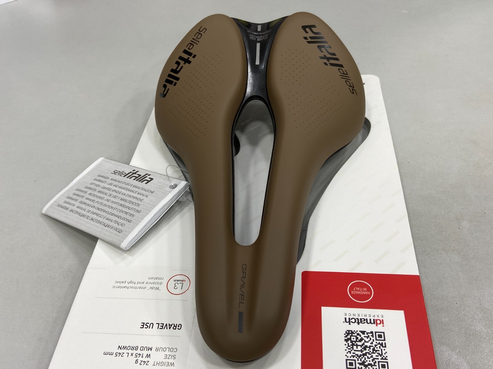 Selle Italia Novus Evo Boost Gravel TM Superflow L3 (145x245mm) Saddle Mud Brown