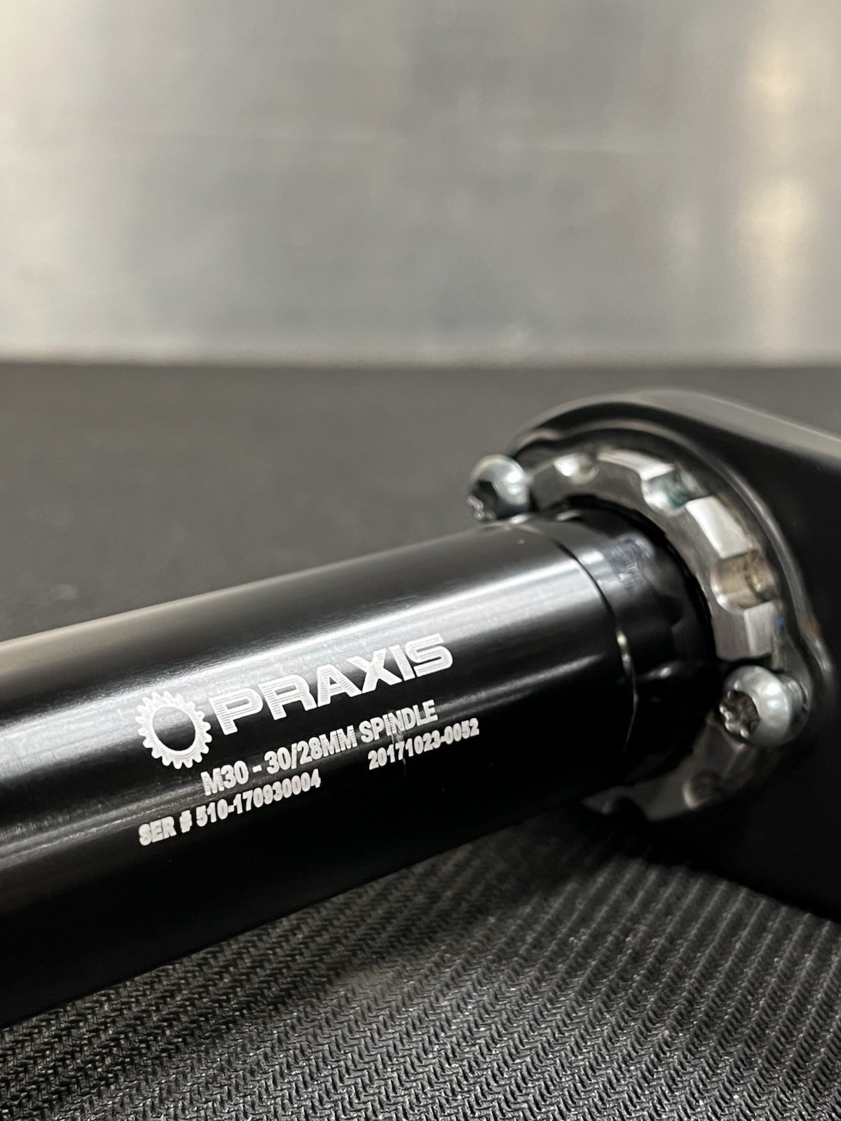 Praxis Girder 175mm Carbon Crank Arms Black M30 30/28mm Spindle