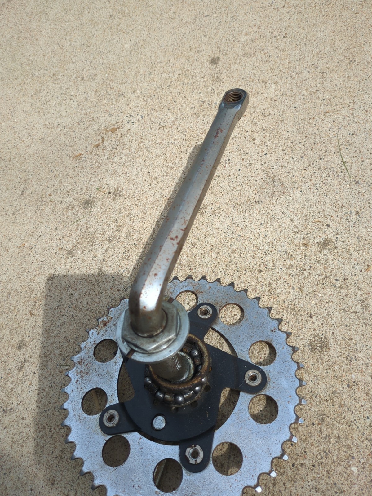 Odyssey JM175 Crank Set w/ Fox Sprocket Vintage 90s
