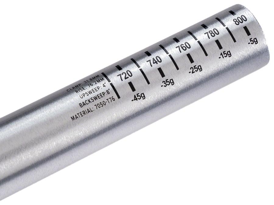 A76 Handlebar – ProTaper A76 Handlebar – 810mm, 76mm Rise, 31.8mm, Aluminum,