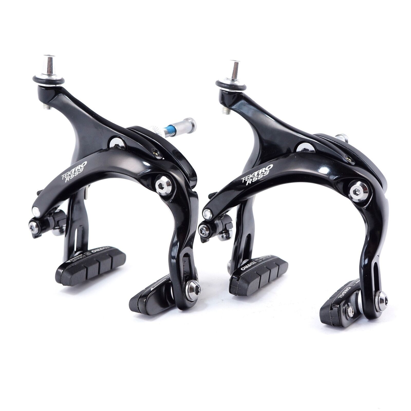 Tektro R559 Long Reach Caliper Brake 55-73mm RECESSED Nut F+R Silver or Black
