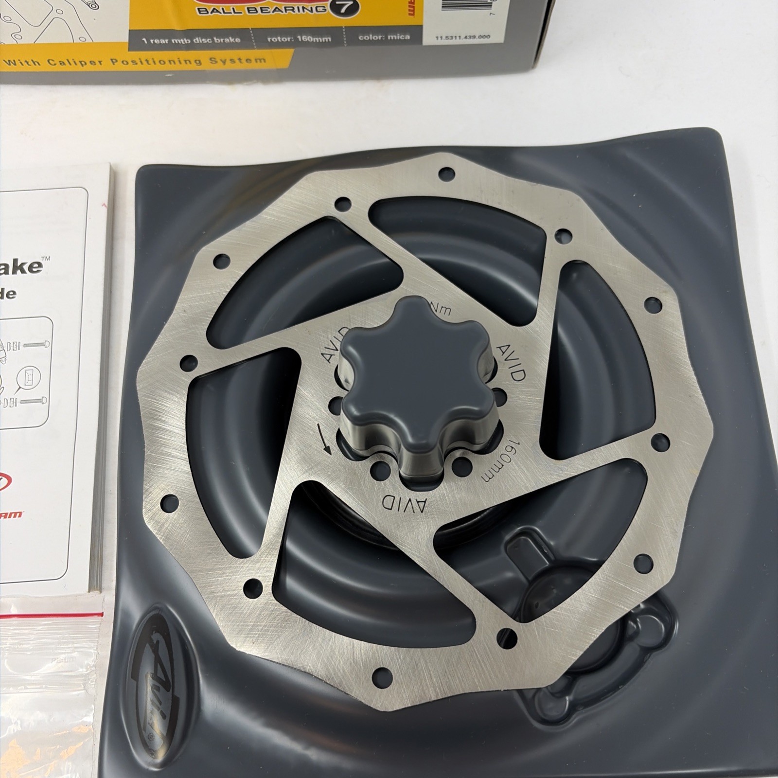Avid BB7 Rear MTB Disc Brake 160mm Mica – New Old Stock – No Caliper – Cycle
