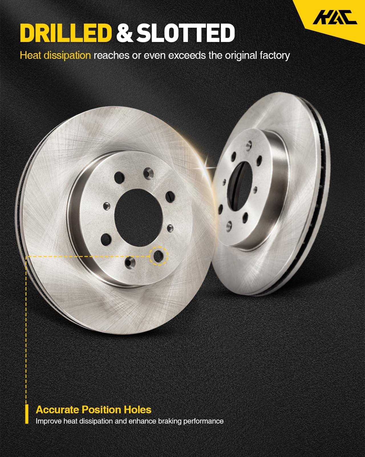 Kac 11.02 Inch280Mm Front Brake Rotors For Kia 2010-2013 Forte 2.0L Kia