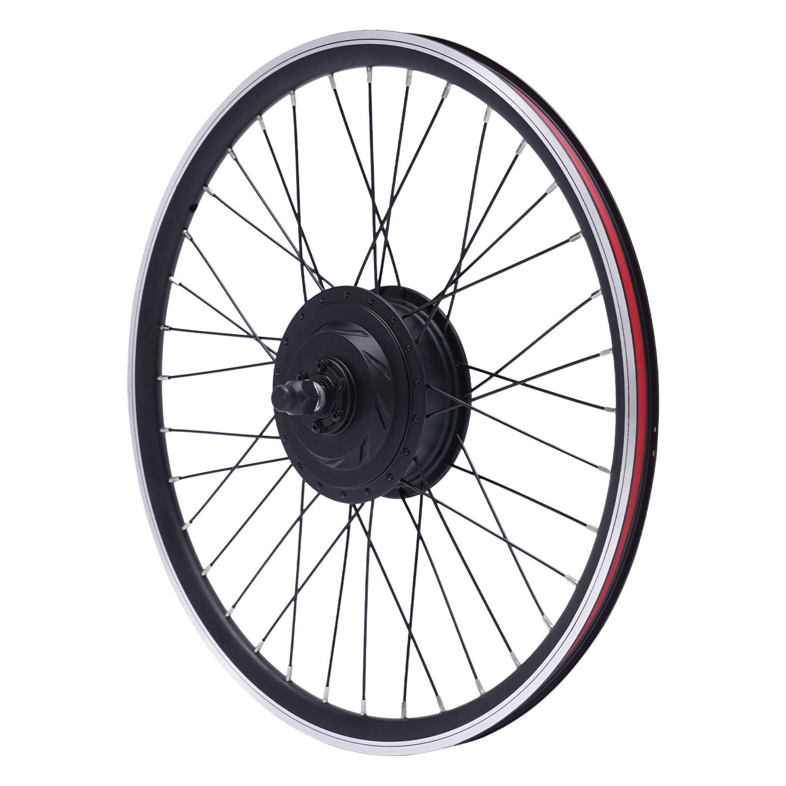 24 Inch Electric Bicycle Conversion Kit E-Bike Rear Wheel Motor Hub Set 36V 500W