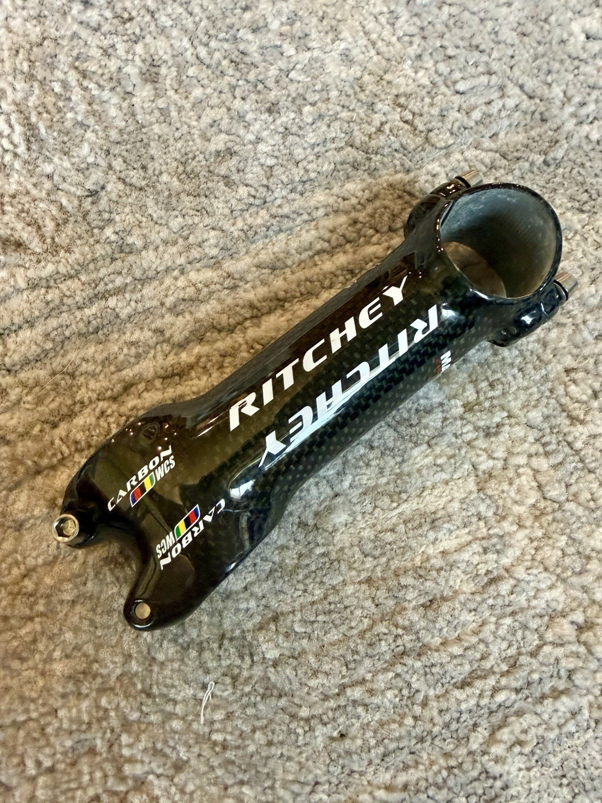 Ritchey WCS Axis 4 Carbon Bicycle Stem, 110mm, 6° Rise/Drop, Threadless, 121g