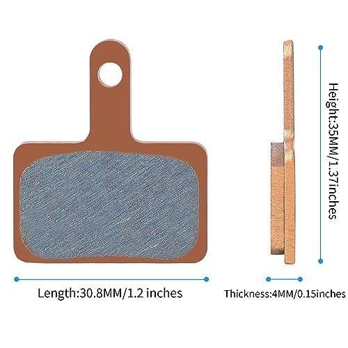 25 Pairs Sintered Metal Ebike Disc Brake Pads for Shimano MT200 M355 M446 M447 M