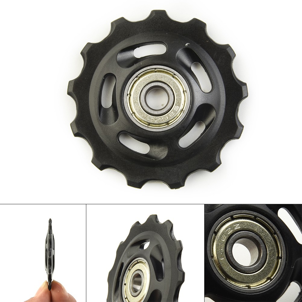Bike Bicycle Rear Derailleur Wheel Pulley Wheel 11T 13T For 9/10/11 Speed