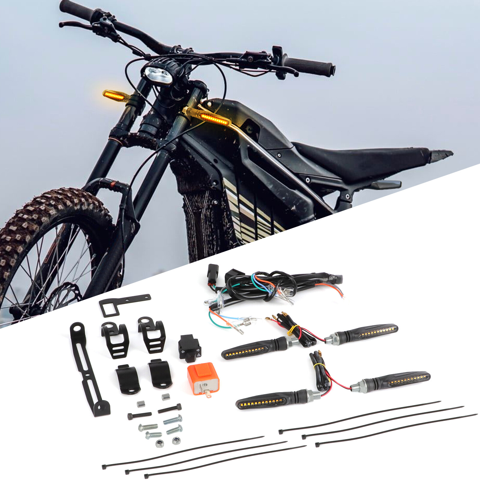 Indicator Light Street Legal Kit For Talaria Sting MX4 R LED Turn Signal Lights