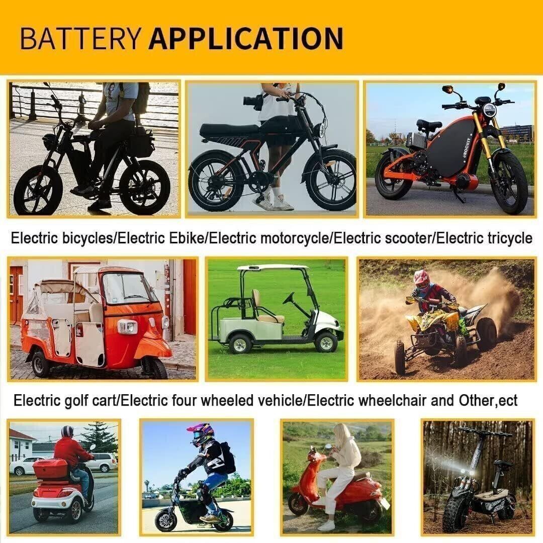52V 30Ah Ebike Li-ion Battery 200W – 2600W for Electric Bike Motorcycle 50A BMS