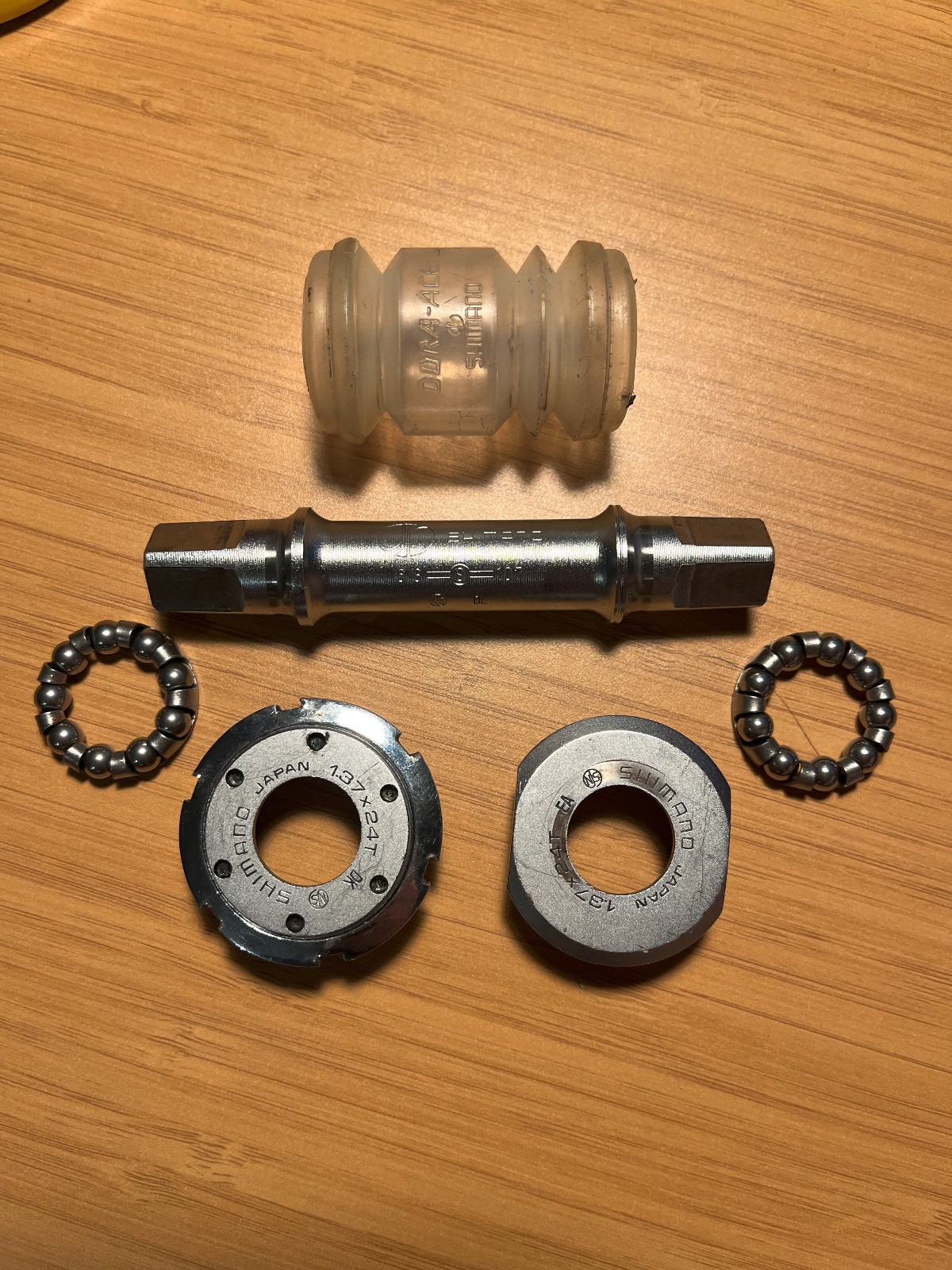 1979 Shimano Dura Ace NJS Bottom Braket 107mm BSA