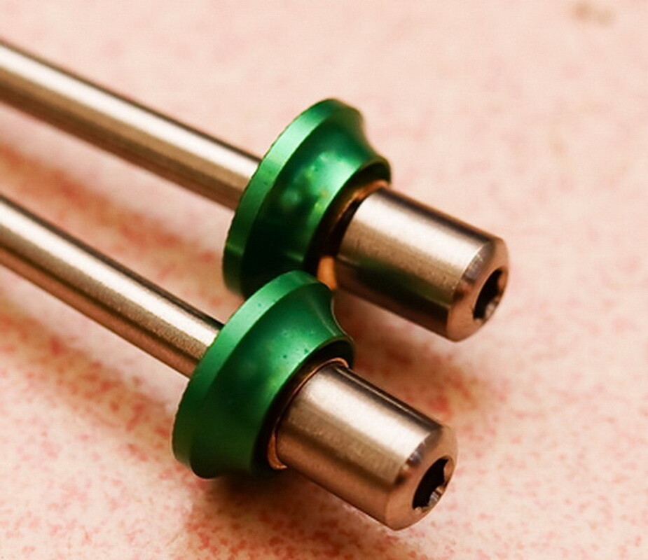 Titanium Hex Key Folding Bike 100mm + 130mm QR skewer Ti Axle for Road bicycles