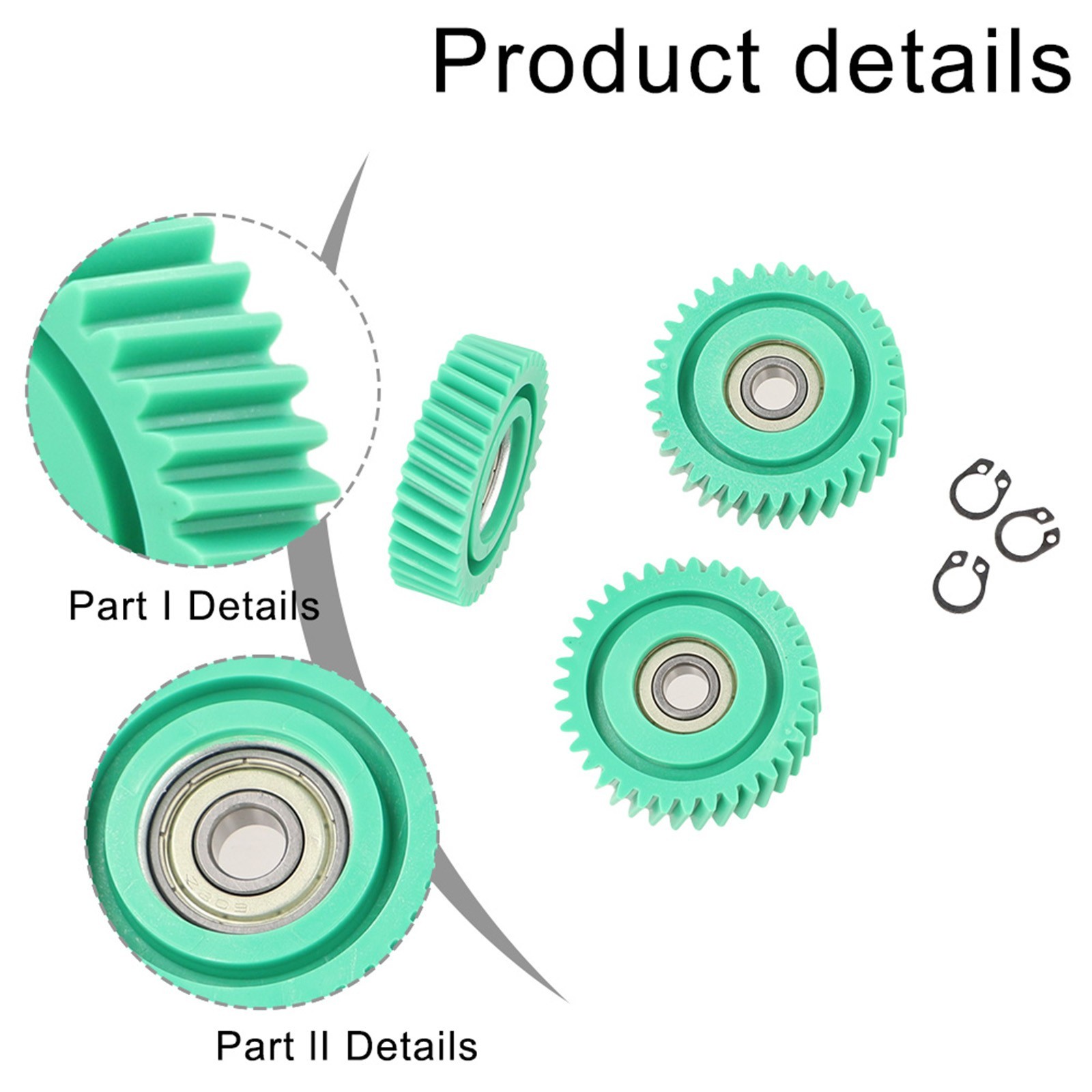 For 500W Motor 608 Bearings 31T 35T Gear Bike Maintenance Noise Reduction