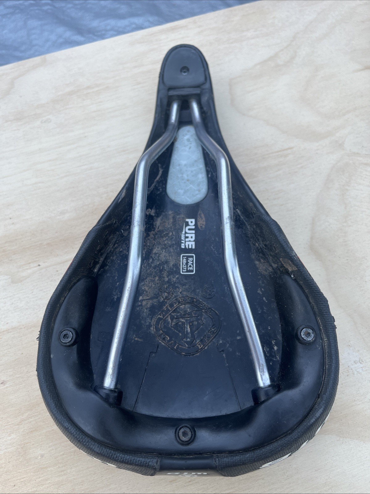 Pair Of WTB Saddles Pure Race CR-MO And SST.CZ