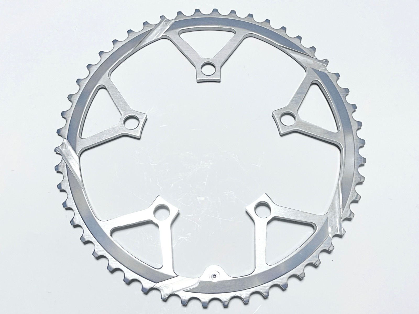 NOS KOOKA 50T 110BCD Chainring — 1990s USA CNC Alloy, Mint Silver