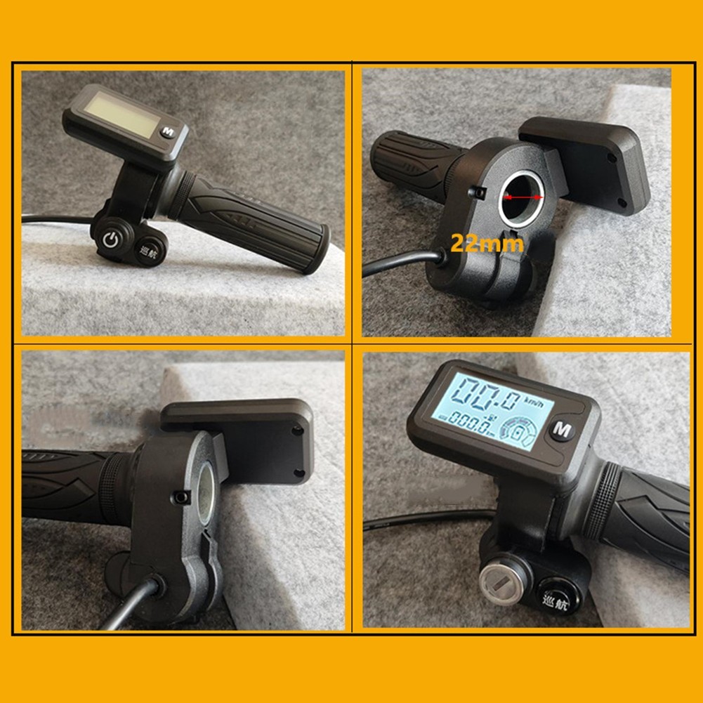 Electric Vehicle Throttle Set LCD Display Voltage Switching Hall Speed Sensor