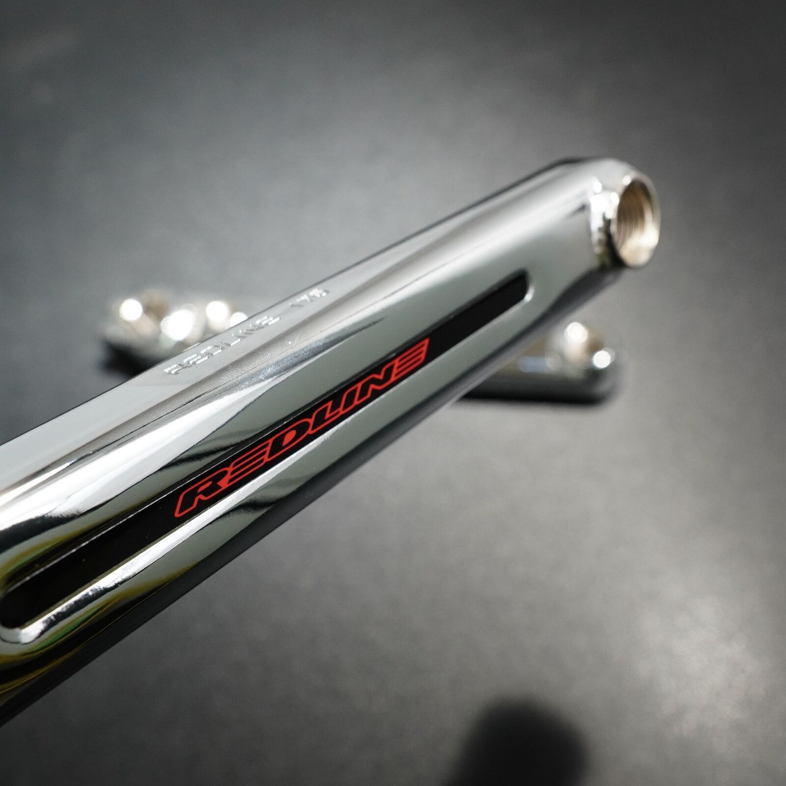 REDLINE FLIGHT Cranks BMX Crank Arms BMX 3-piece Cranks 175 mm Chrome Old School