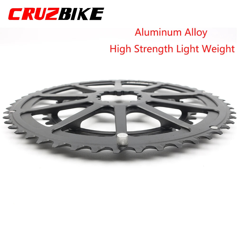 Road Bike Double Chainring 50-34T 52-36T 52-42T 53-39T 9/10/11/12 Speed Crankset