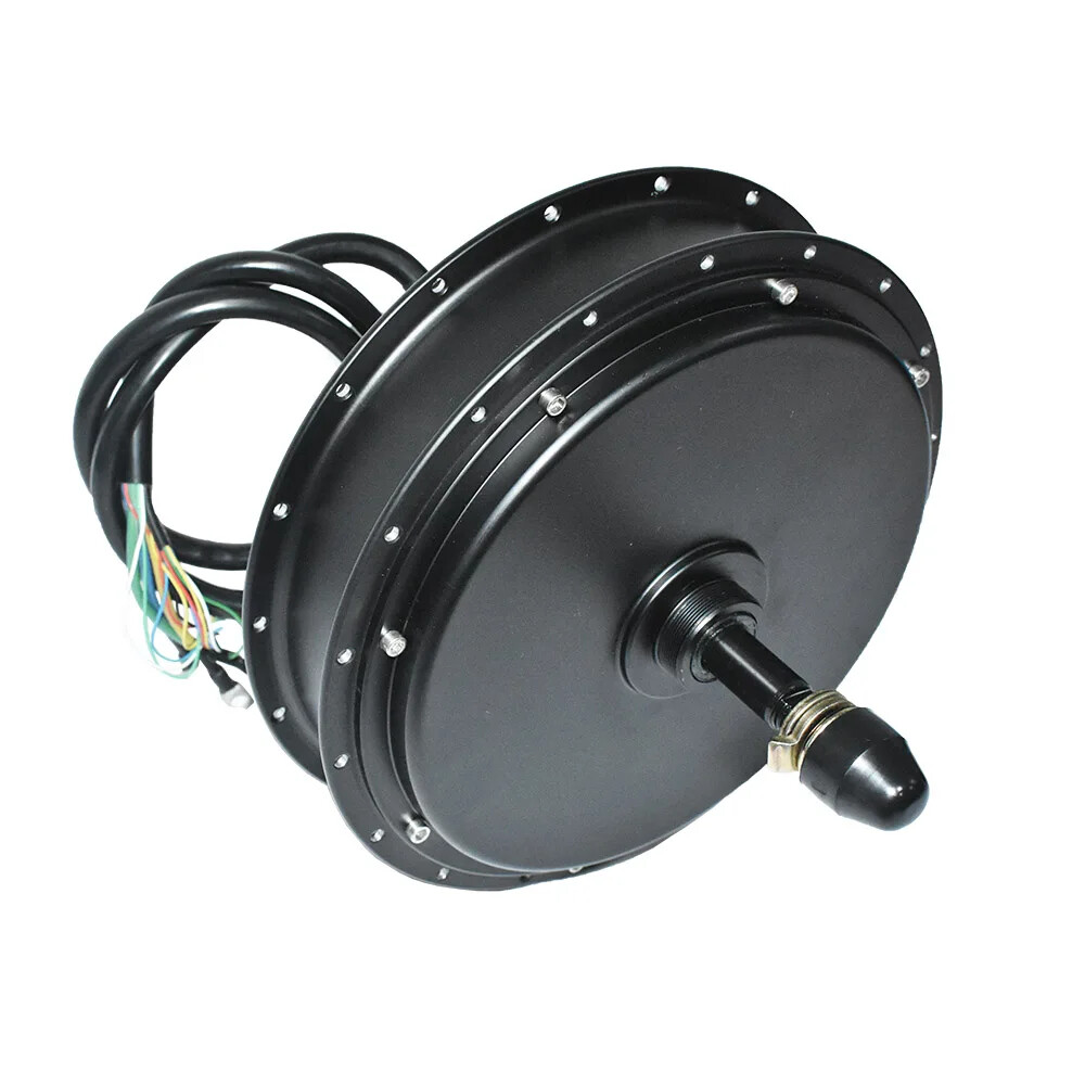 72V3000W Electric Bike Gearless Hub Motor 45H 175 190mm for 20-26″ Fat Snow Bike
