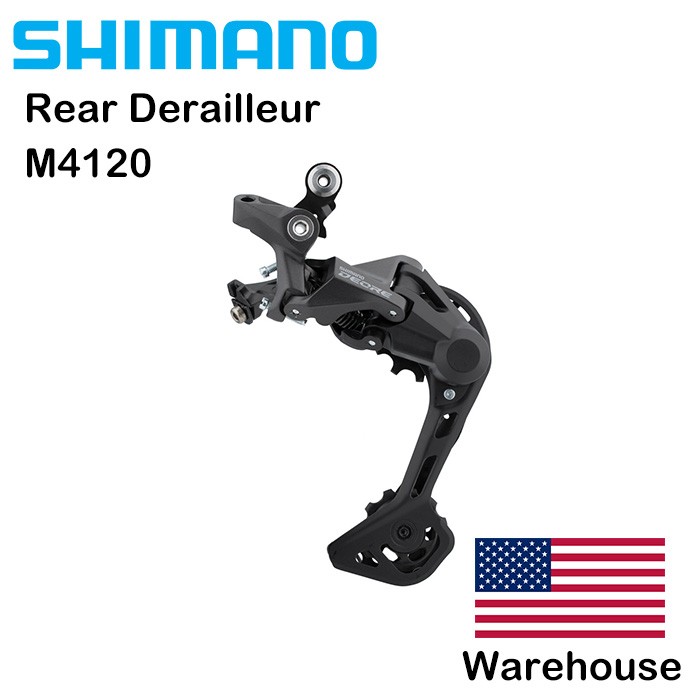 Shimano Deore RD M4120 Rear Derailleur SGS 10 Speed 11 Speed Mountain Bike MTB