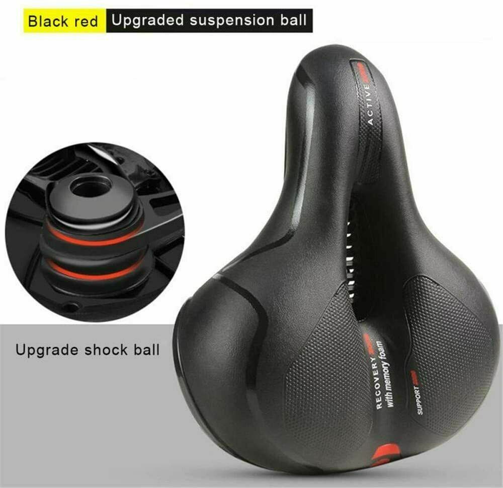 Bicycle Saddle bike Comfort Wide Soft Gel Bike Seat Sporty Air Cushion men women