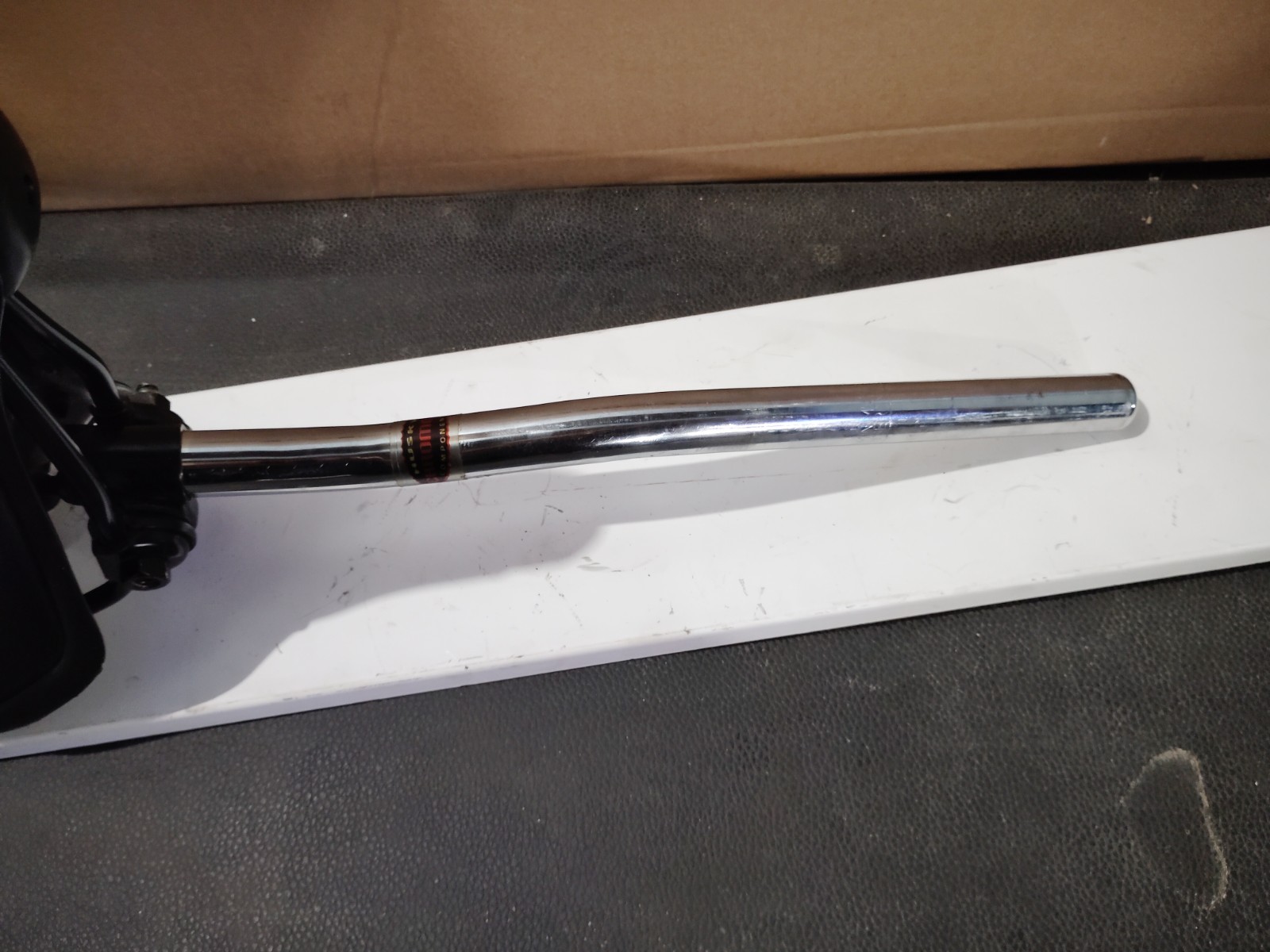 ROYCE UNION DROP NOSE SEAT AND CHROMOLY FLUTED SEATPOST BUNDLE!!