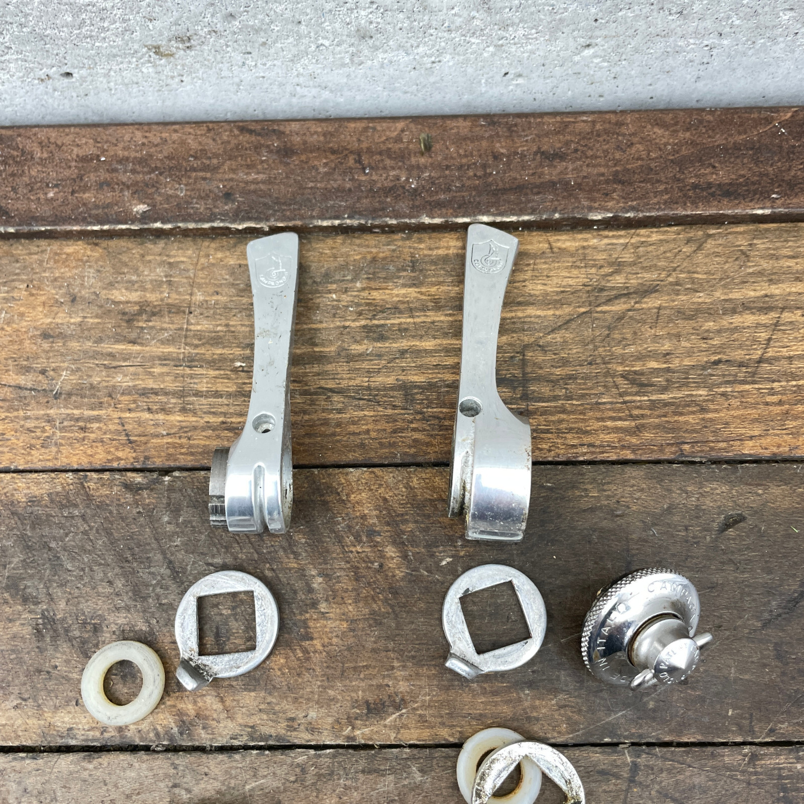 Vintage Campagnolo Syncro Shifter Set Down Tube Braze On Index Shifter Record A4
