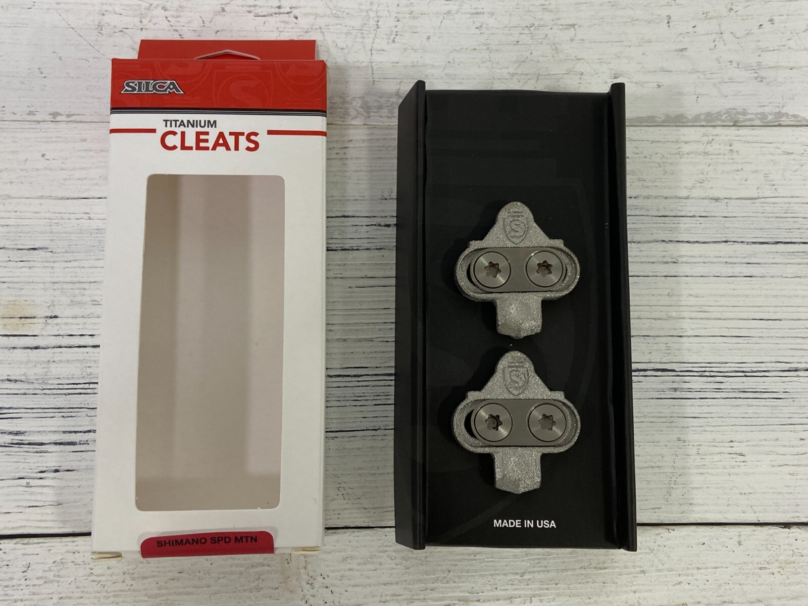 Silca Titanium Cleats With Ti Handware (Shimano SM-SH51 Compatible)