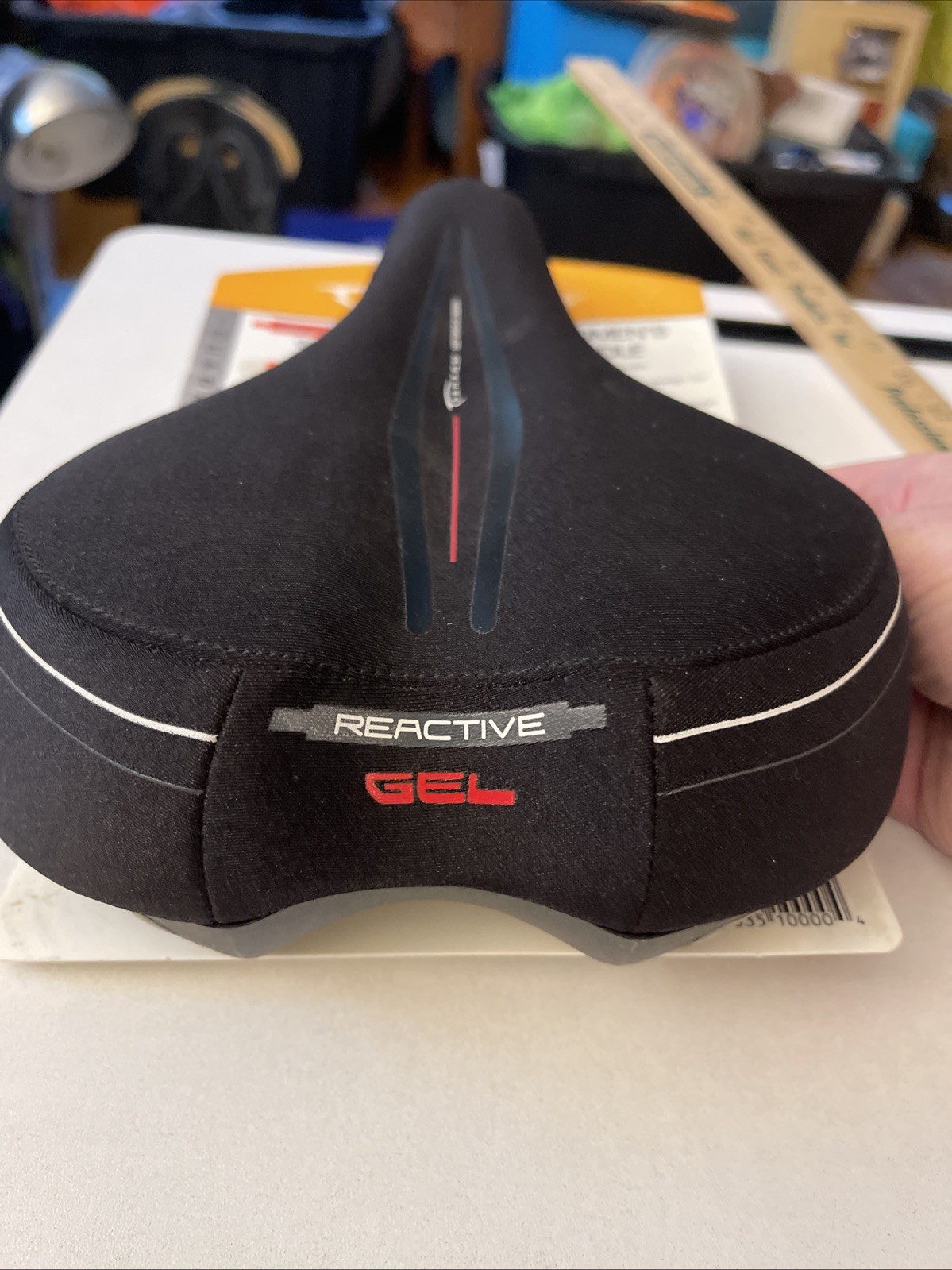 Serfas Women’s LS-100 Reactive Gel Bicycle Saddle-Black-Comfort-Hybrid Bike Seat