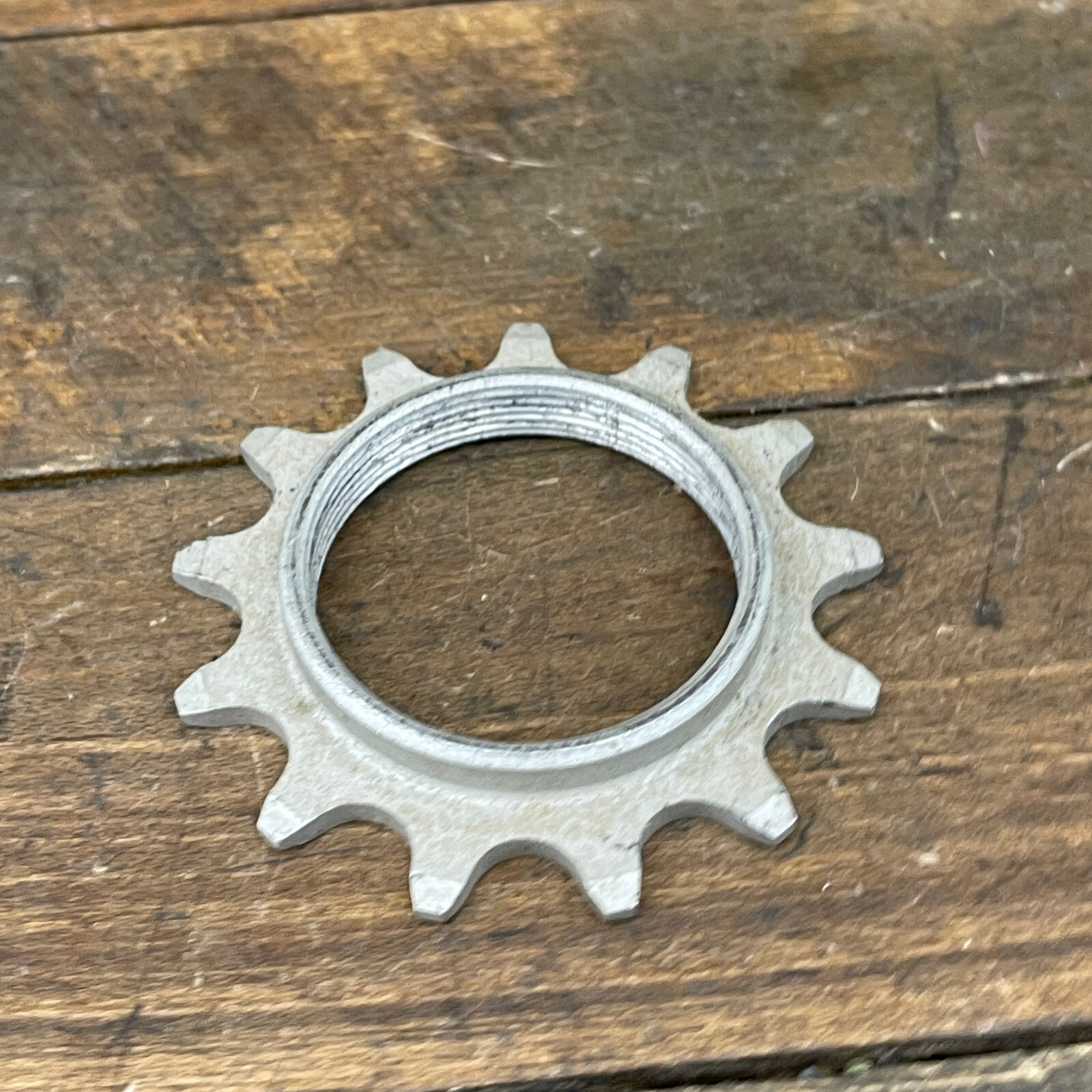 Vintage Track Cog Zeus 13 Tooth Aluminum Alloy Cog English Threaded Fixie 80s
