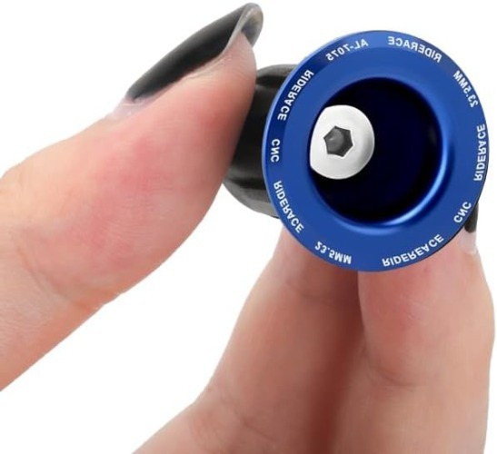 Bicycle Handlebar Plugs or Mountain Bikes, Road Bikes, and Fixed- Style: Blue
