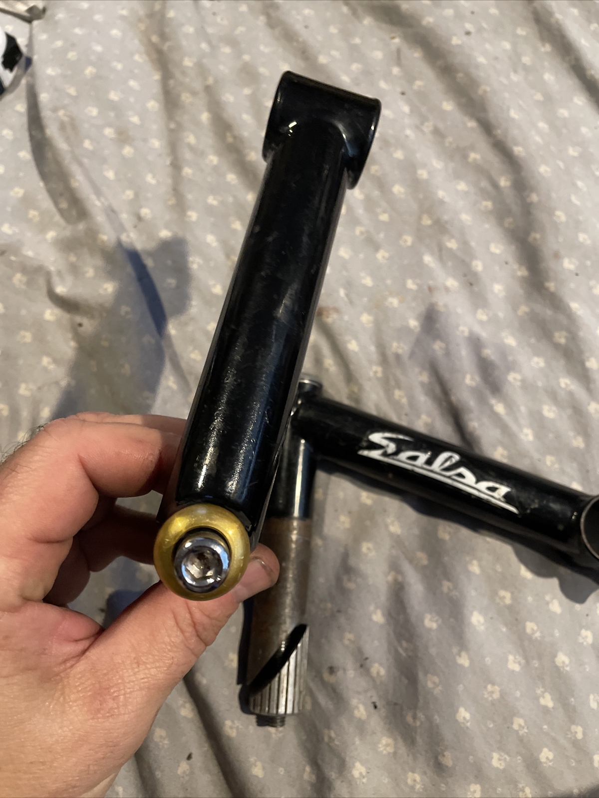 Salsa steel road stem 1” 14cm 25.8 handmade!