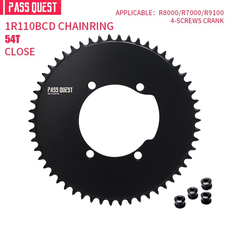 PASS QUEST 110BCD Road Bicycle Chainring Round For R7000 R8000 R9100 Crank