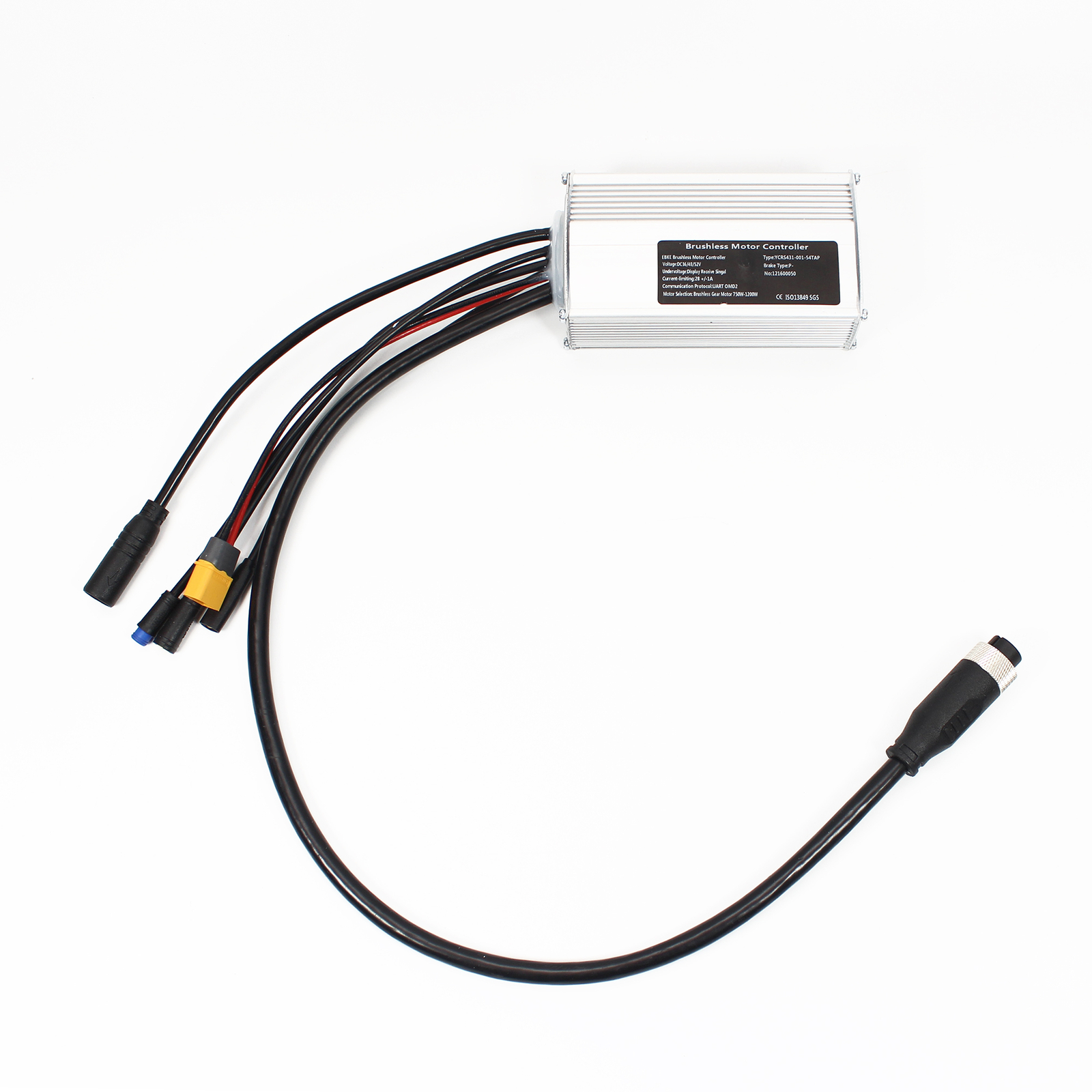 E-bike Controller 36V 48V 52V 28A 750W 1000W Sine Wave with LCD Display Handle