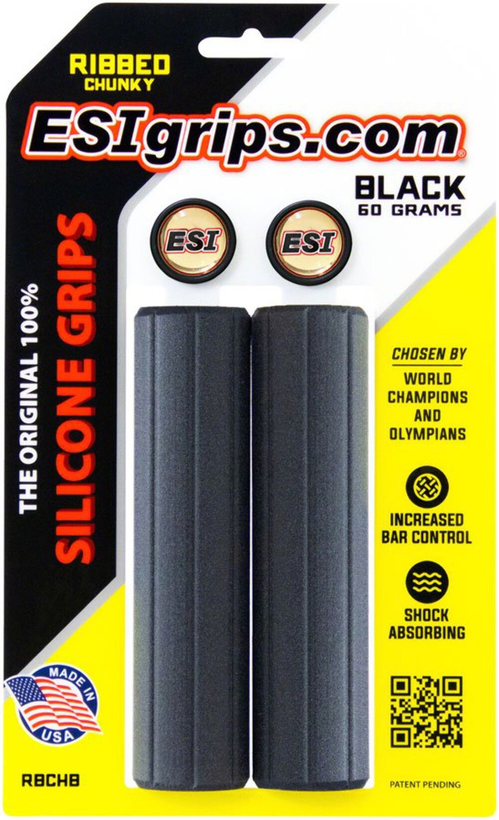 ESI Grips – Ribbed Chunky – Black