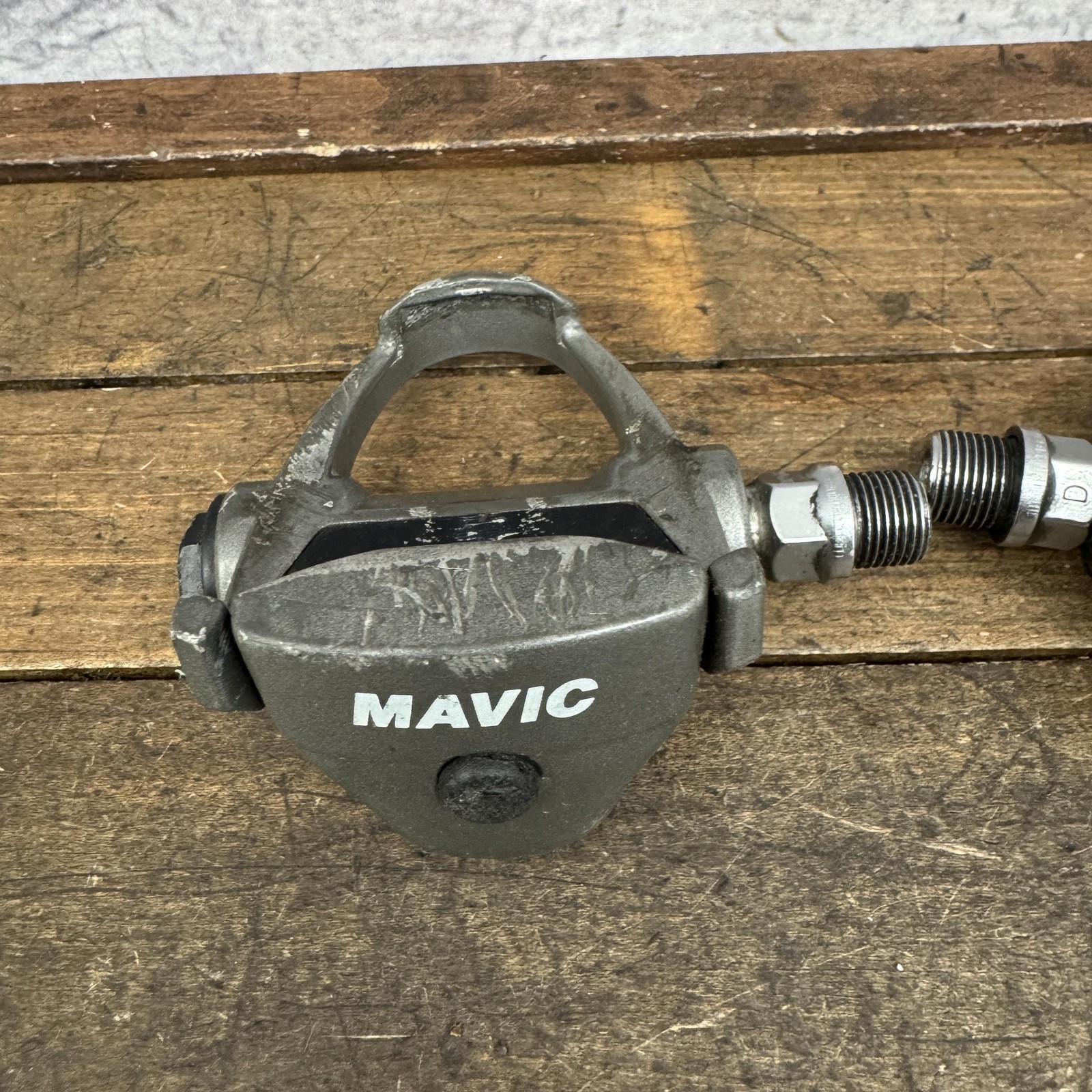 Vintage Mavic Clipless Road Racing Bike Pedals 9/16 Gray Pair 470g LOOK