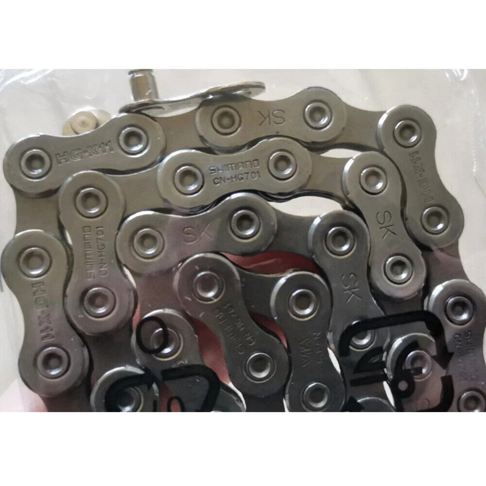 Shimano HG701 11-Speed Chain Ultegra / Deore XT – 116 Links for Road & MTB E-Bik