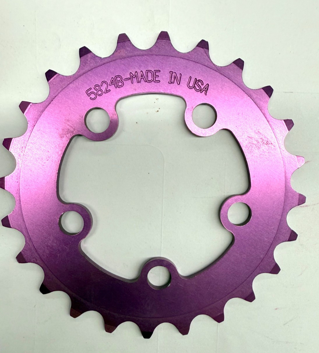 Retro Vintage Bicycle Parts NOS Chainring Sprocket 58mm, 24 Teeth MADE IN USA