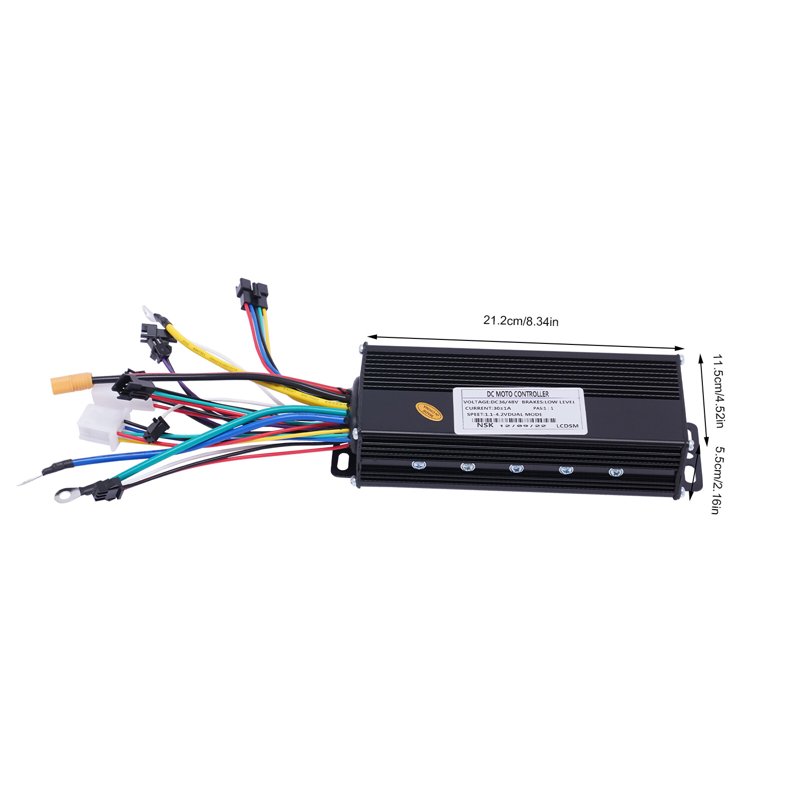 1200W 48V Electric Bicycle eBike Scooter Brushless Controller Kit LCD Display