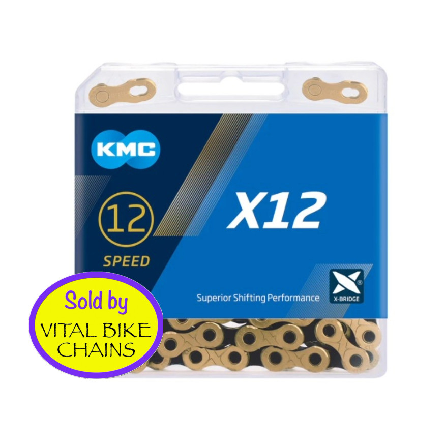 KMC X12 Chain 12 speed – Black/Gold