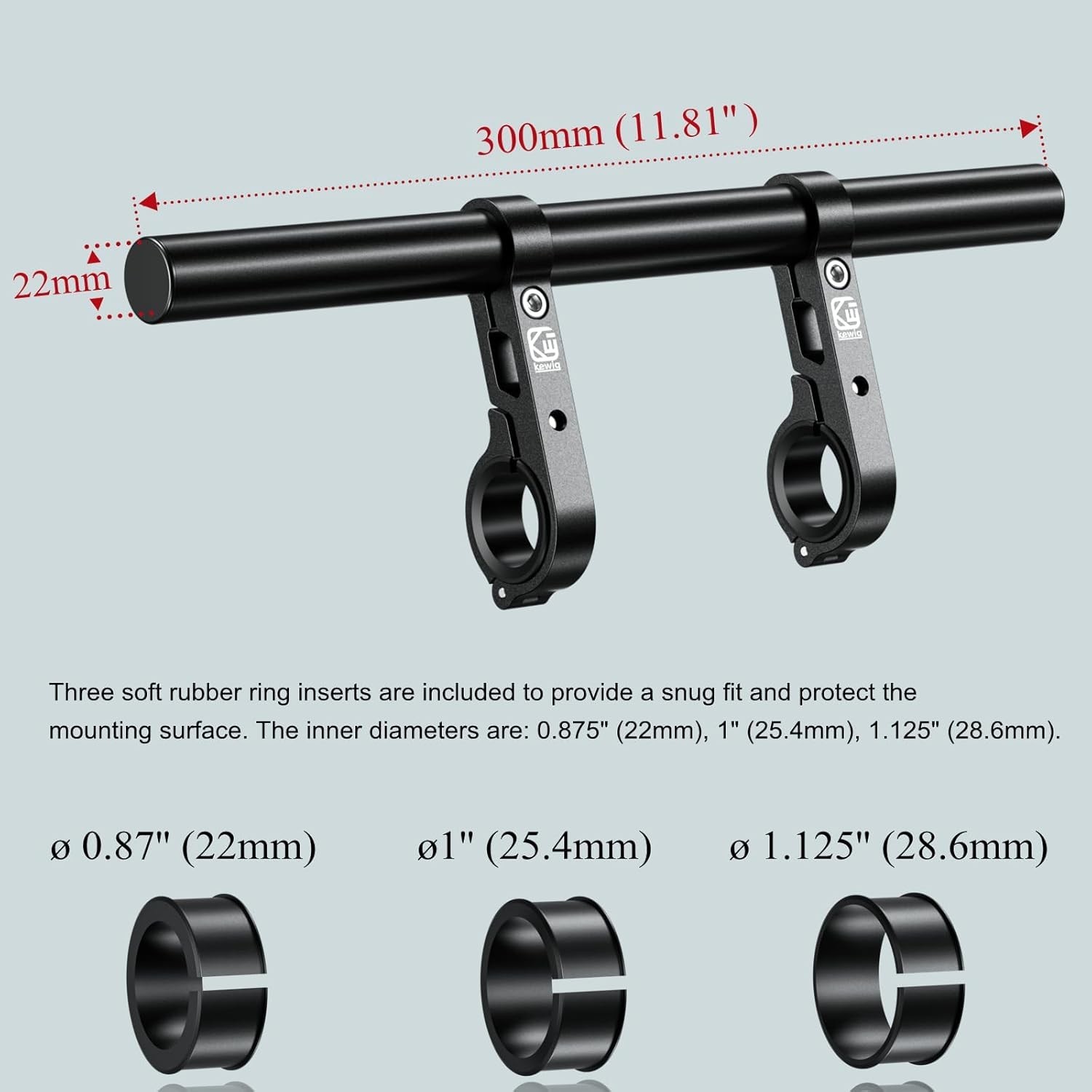 Handlebar Extender Extensions with 11.81” Long Cross Bar | Aluminum Alloy Ma…