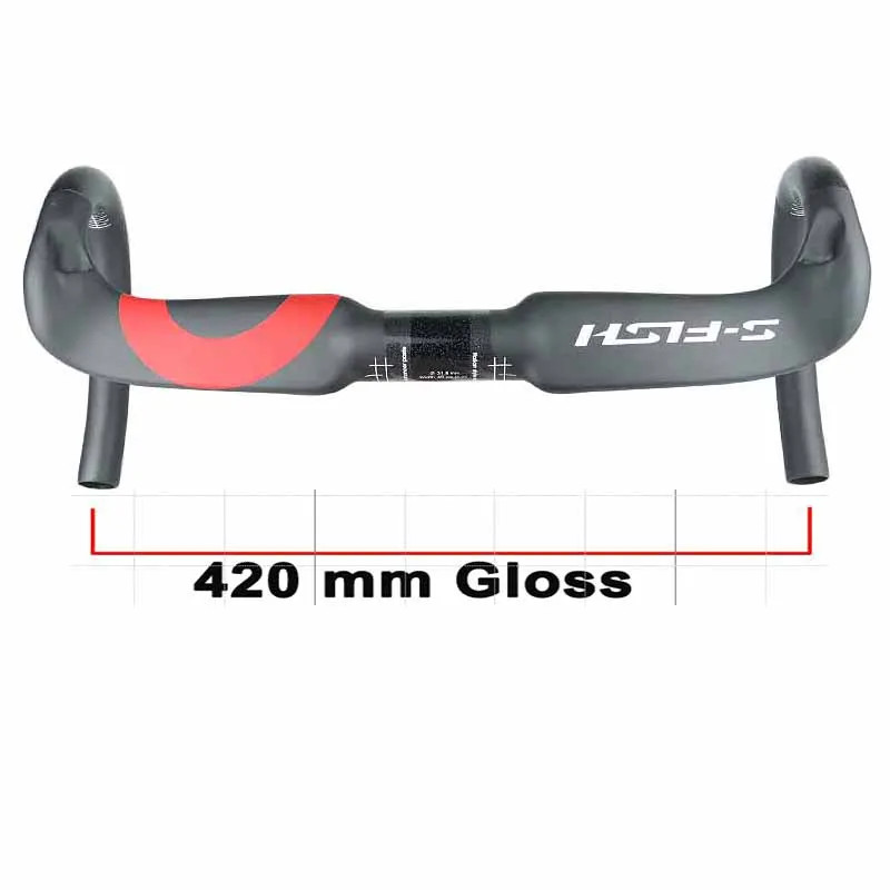 Full Carbon Road Bike Handlebar 31.8mm Matt/Gloss 380/400/420/440mm Accessories