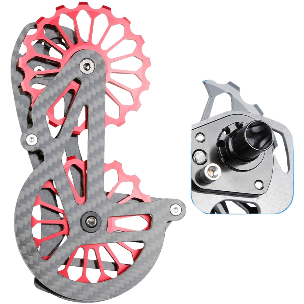 Lightweight Rear Derailleur Pulley Wheel Made of Carbon Fiber for Road Cycling