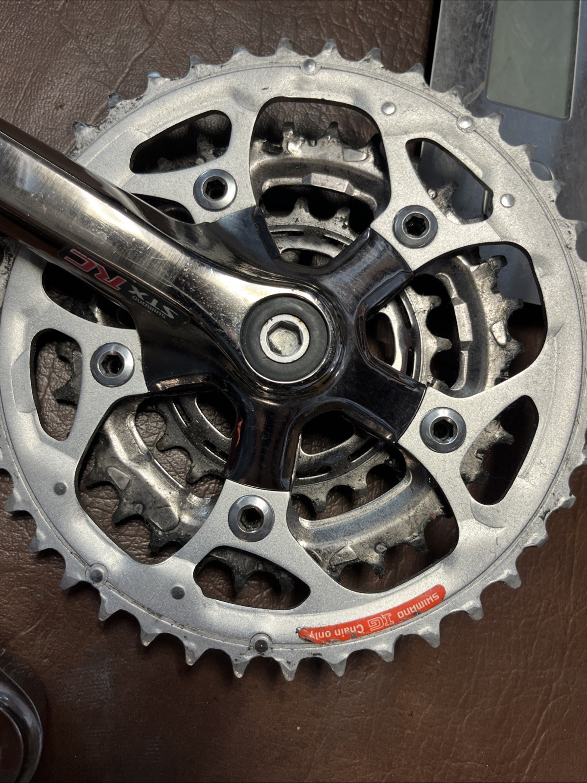 Vintage Shimano STX RC FC-MC33 Crankset 175mm 3x Triple Square Taper MTB