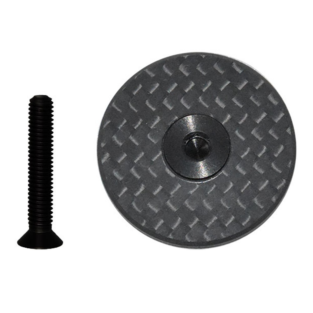 Superior Quality 3K Carbon Fiber Cap with Titanium Screws Easy Installation