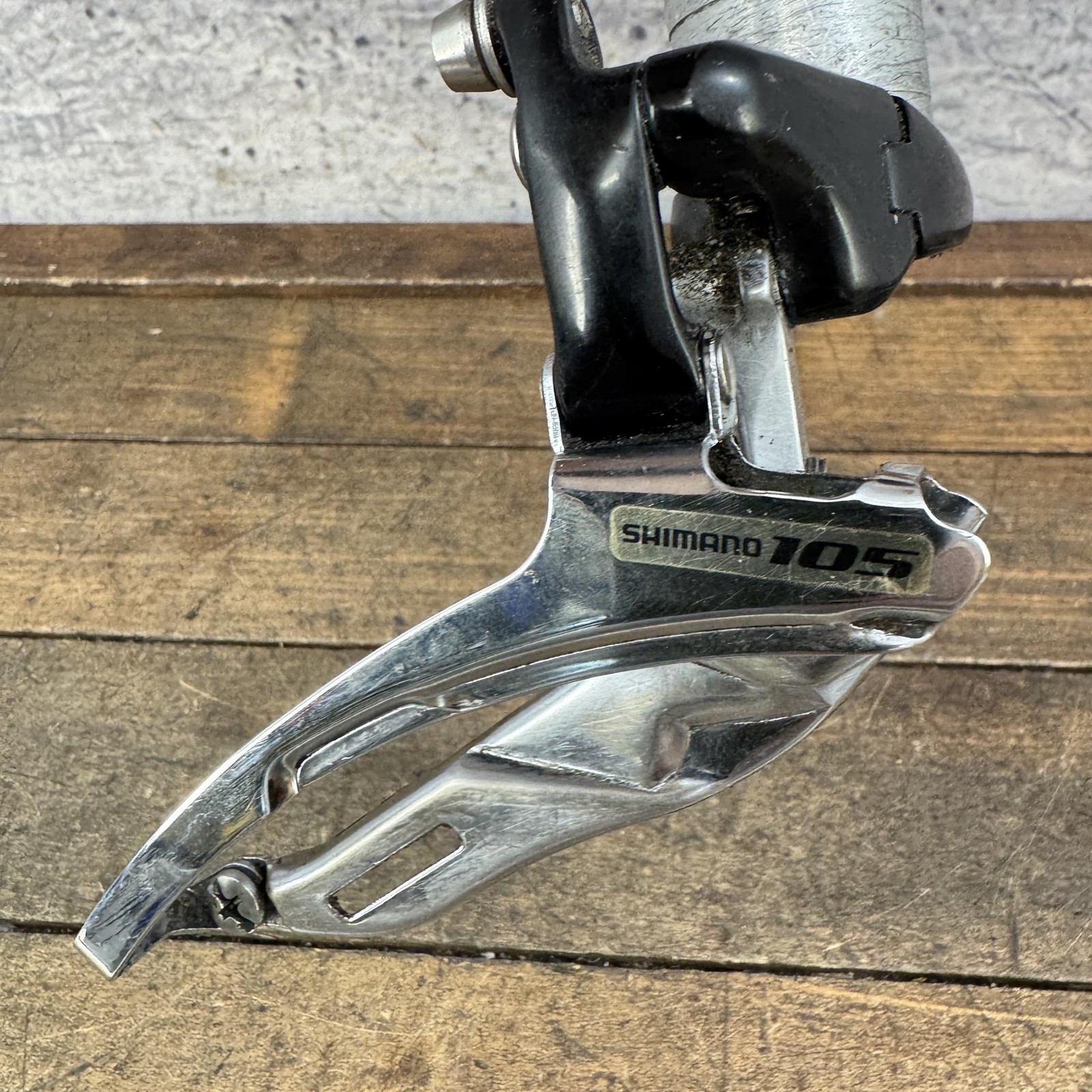 Vintage Shimano 105 FD-5504 Front Derailleur Triple 28.6 Mm Bottom Pull 9s 90s