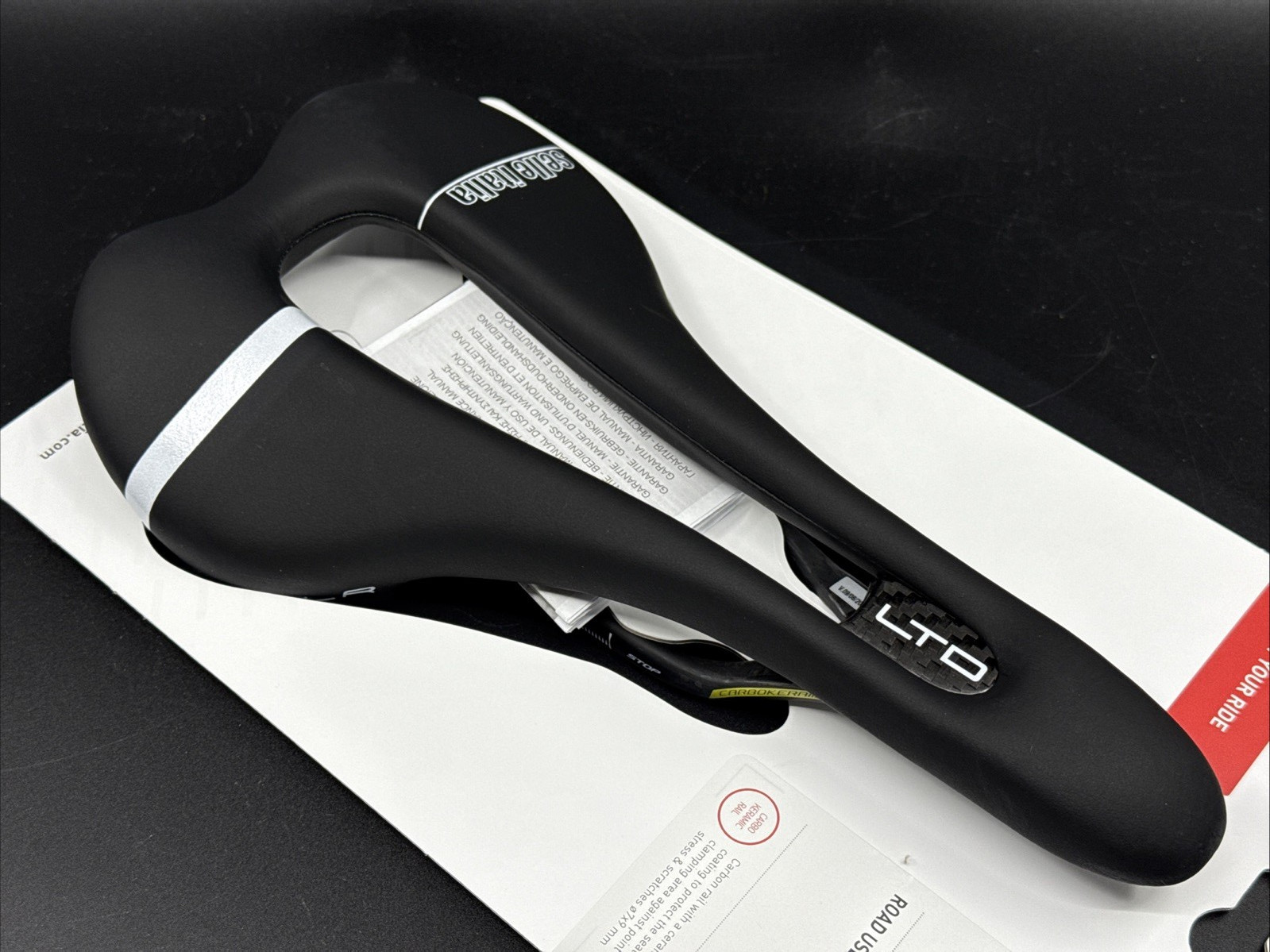 Selle Italia SLR BOOST Limited Carbon Evo SuperFlow 275mm x 145mm CarboKeramic