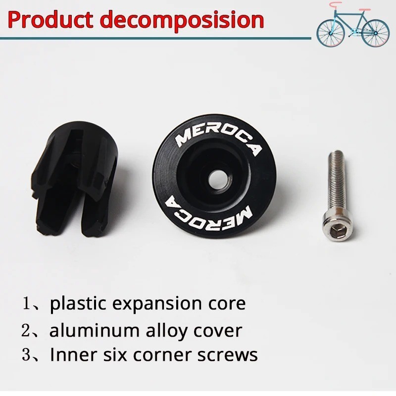 Bike Handlebar End Caps Aluminum Bar End Plugs MTB Road Bicycle Parts