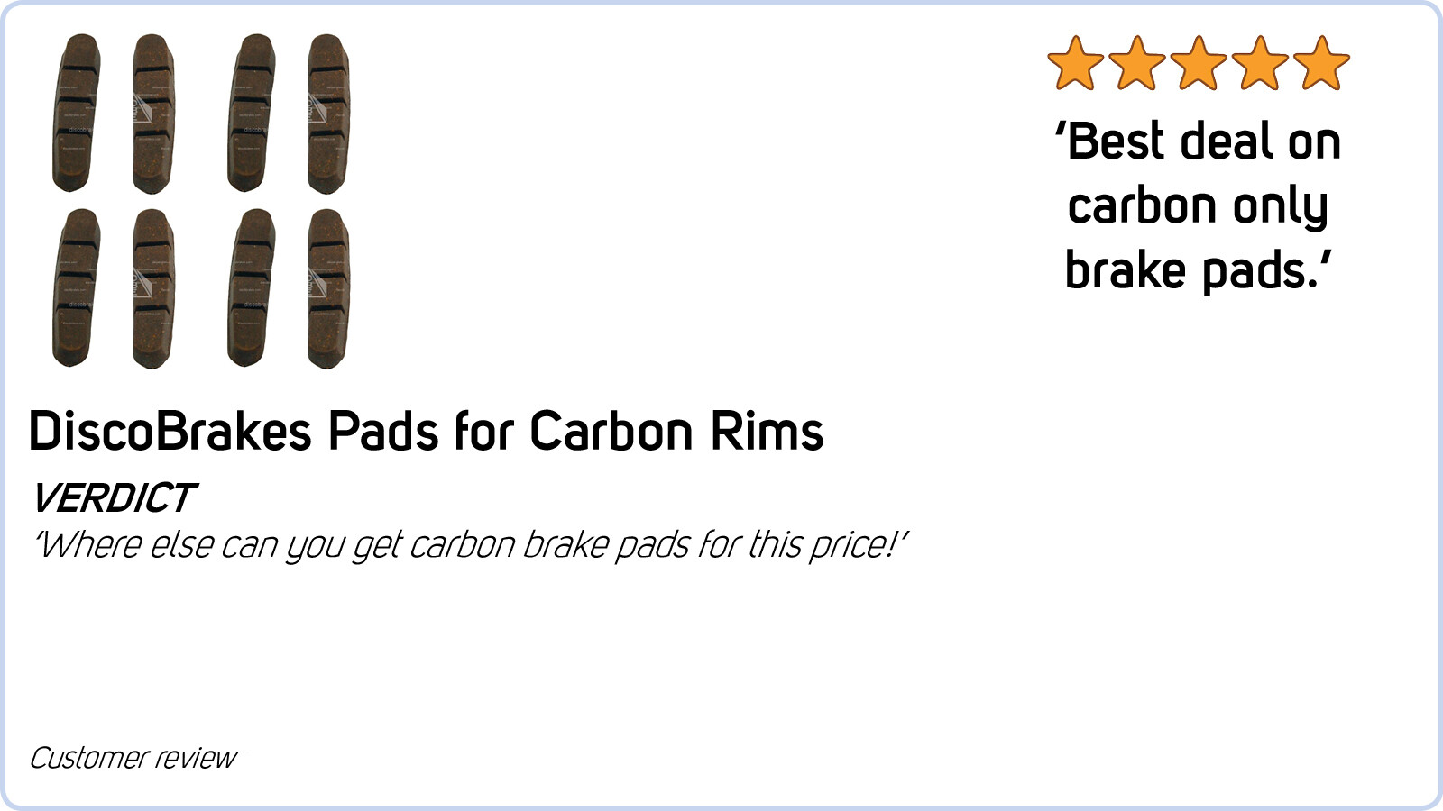 4 Pairs Road Brake Pad Inserts for Old Campagnolo Record Chorus Centaur,Len:53mm