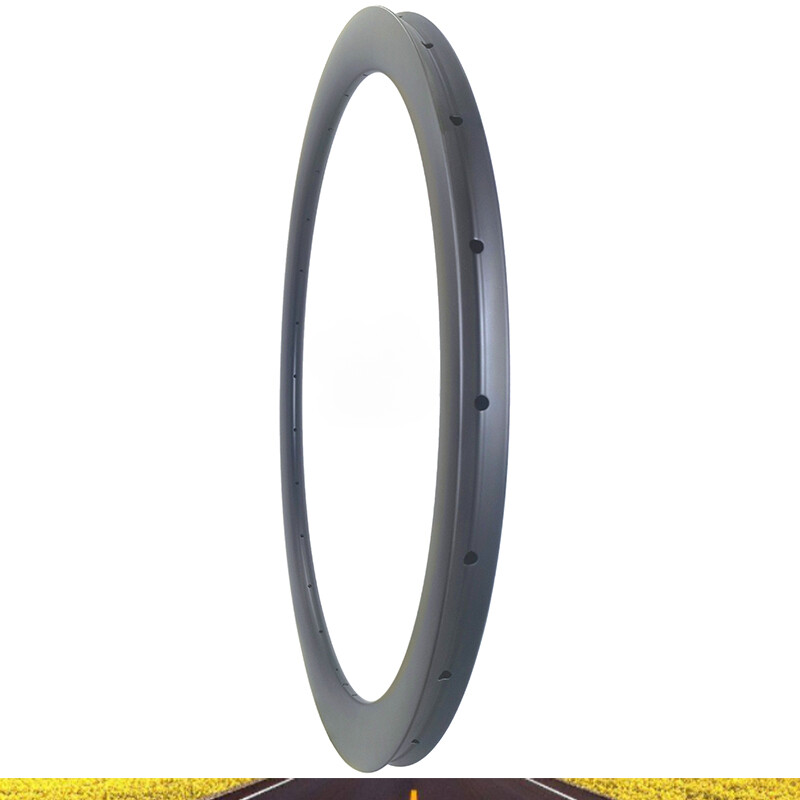 700C Road Bike Carbon Rim Disc/V Brake 45mm Deep 28mm Wide Tubular 16-36 Holes