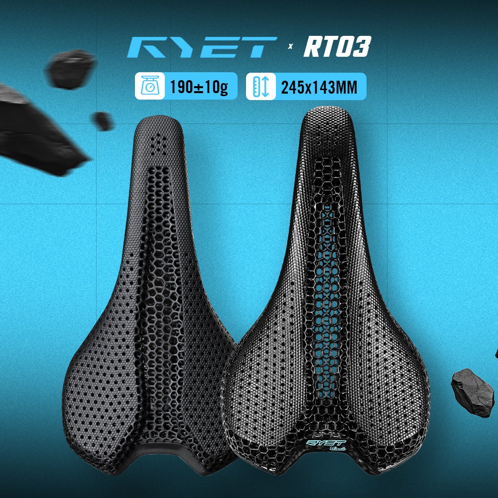 Carbon 3D Printed Saddle 175g 7x9mm Bike Seat For Triathlon Road Mountain Gravel